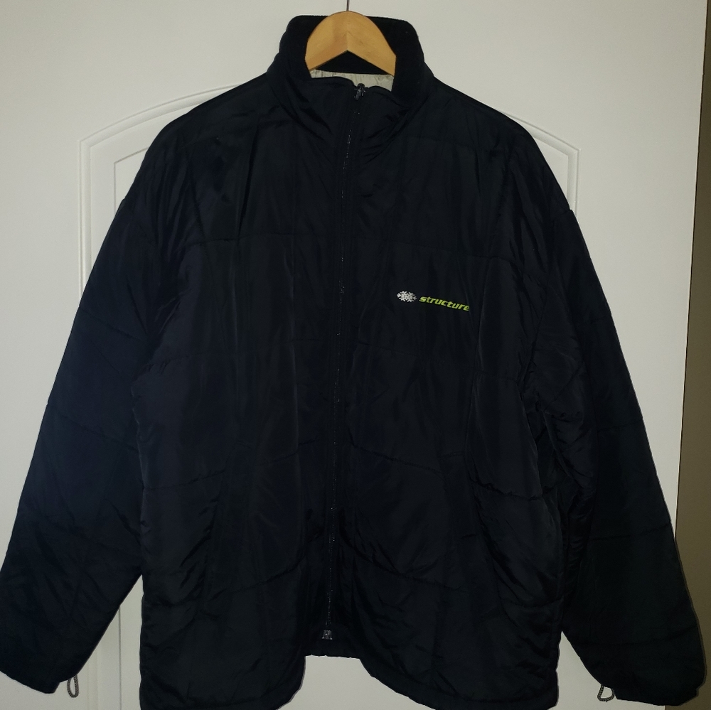 Vintage Lightweight Structure Puffer Jacket - Men's XL